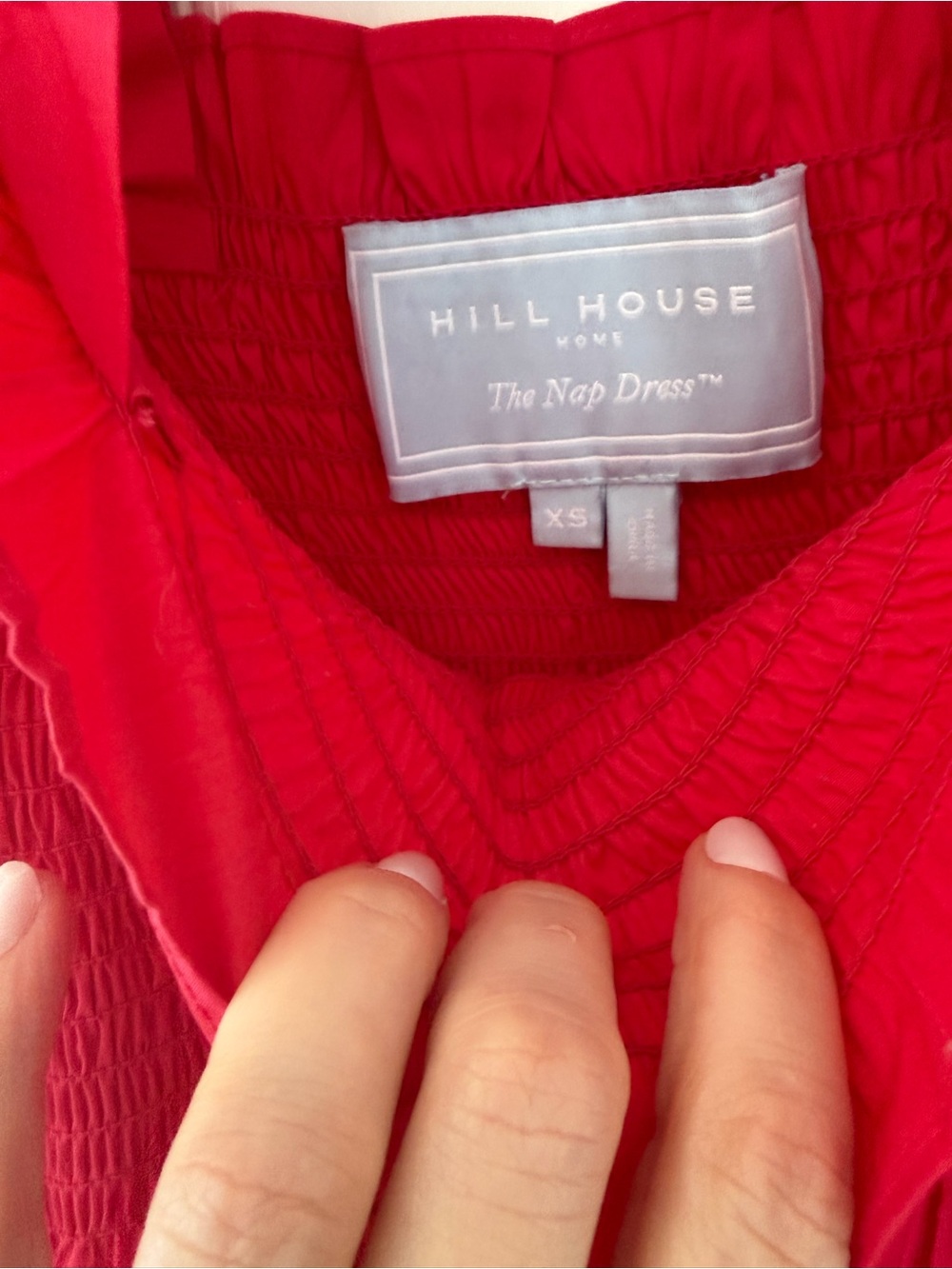 Hill House The Ellie Nap Dress XS Raspberry - Picture 4 of 4